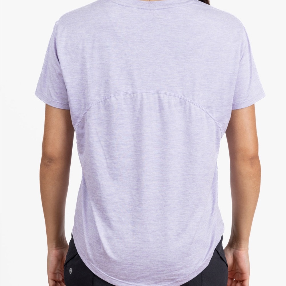 Varsity Pickle Ball Short Sleeve Shirt w/ SPF In Purple